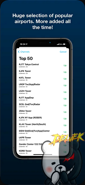 LiveATC Air Radio iPhone screenshot 3