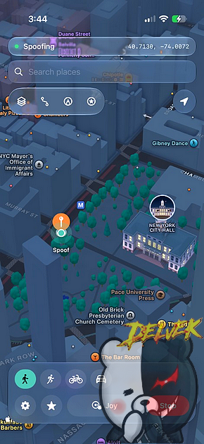 Locus (GPS Spoofing) iPhone screenshot 2