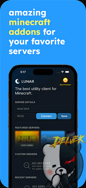 LunarProxy for Minecraft PE iPhone screenshot 3