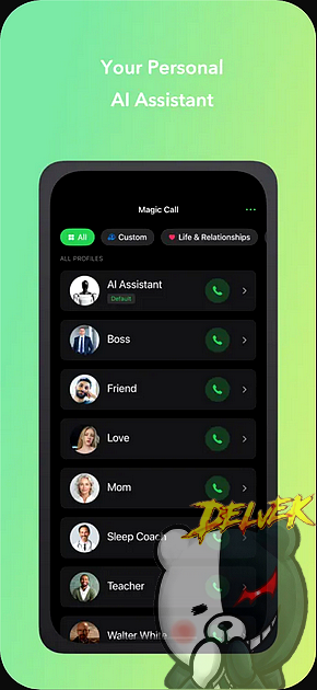 Magic Call Pro - Ai Voices iPhone screenshot 2