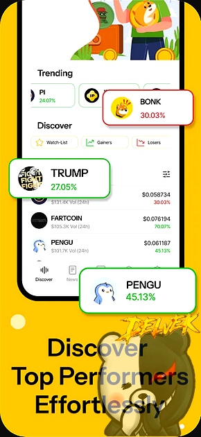Meme Coin Tracker Dex Crypto iPhone screenshot 2