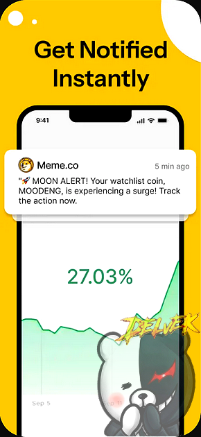 Meme Coin Tracker Dex Crypto iPhone screenshot 4
