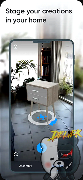 Moblo - 3D Furniture Modeling iPhone screenshot 4