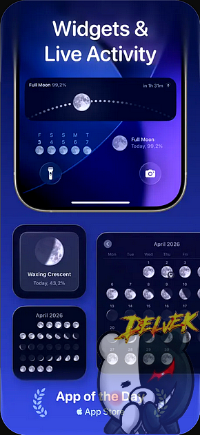 Moonlitt - Moon Phase Tracker screenshot 4