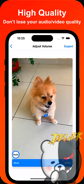Mute Video - Edit Clip Sound iPhone screenshot 3