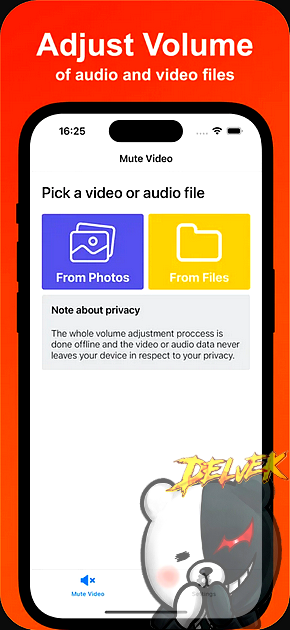 Mute Video - Edit Clip Sound iPhone screenshot 4