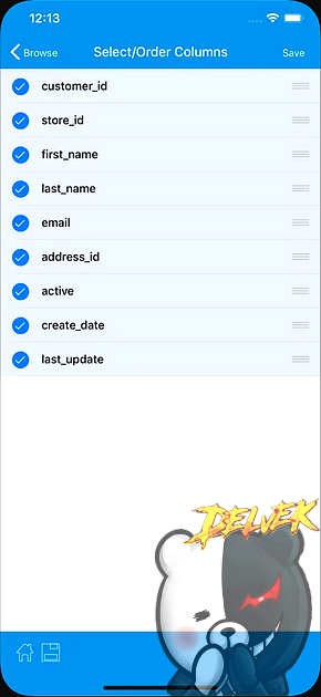 MySqlProg2 - MySql Client iPhone screenshot 3