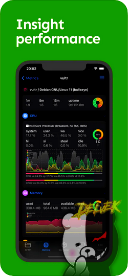 NeoServer SSH Client Terminal screenshot 2