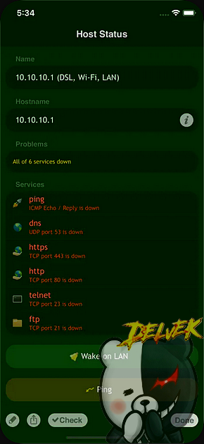 Net Status - Server Monitor iPhone screenshot 2
