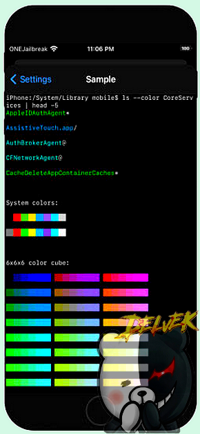 NewTerm iPhone screenshot 2