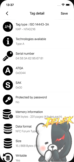 NFC Tools iPhone screenshot 4