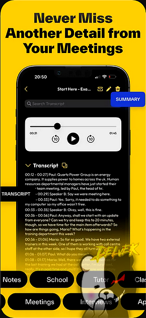 Notezy - Ai Meeting Note Taker screenshot 2