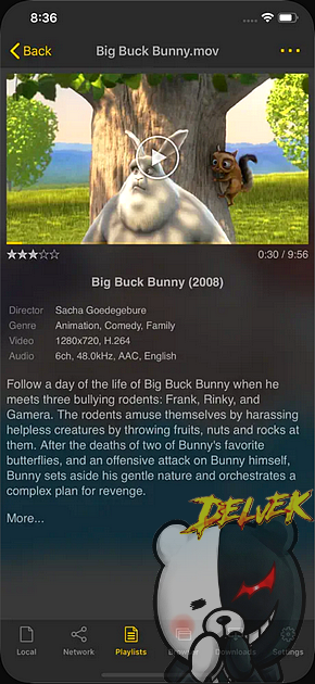 nPlayer Plus iPhone screenshot 2