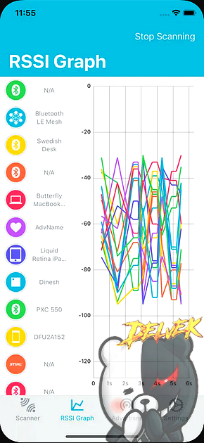 NRF Connect for Mobile (iOS18+) iPhone screenshot 3