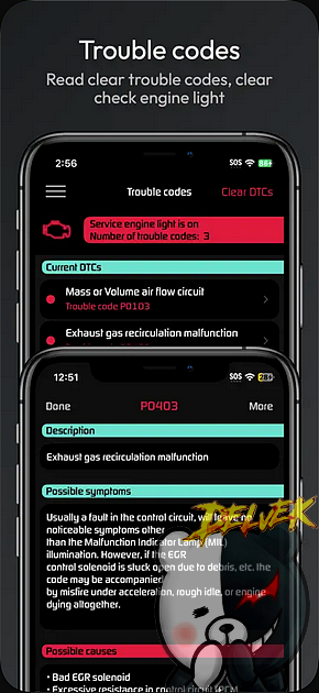 OBD Connect iPhone screenshot 2