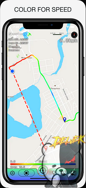 Offline Maps - GPS Tracker GPX iPhone screenshot 2