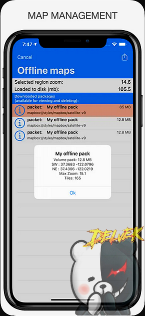 Offline Maps - GPS Tracker GPX iPhone screenshot 4