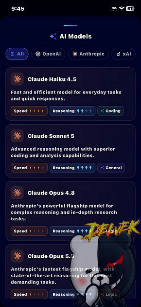 Omni - Ai Chatbot Assistant App iPhone screenshot 2