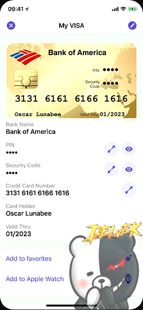oneSafe - Password Manager iPhone screenshot 2
