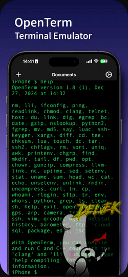 OpenTerm screenshot 1