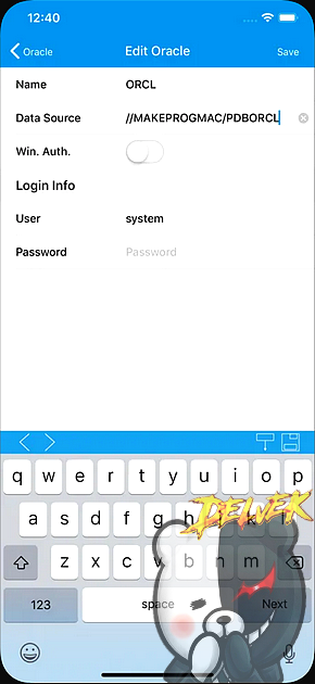OracleProg2 - Oracle Client iPhone screenshot 4