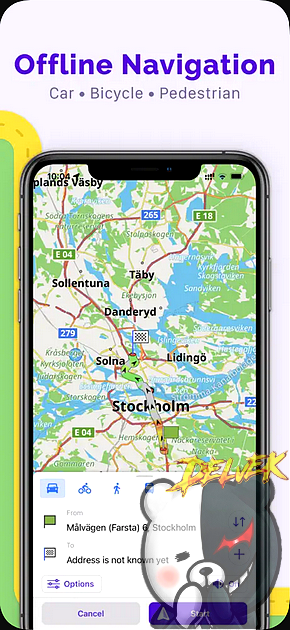 Osm & Maps Travel & Navigate iPhone screenshot 2