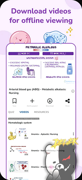 Osmosis Nursing Videos & Notes screenshot 3