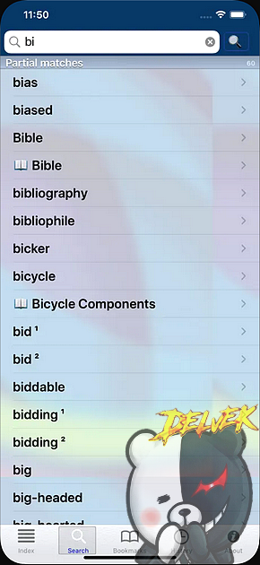 Oxford Thesaurus of English 2 iPhone screenshot 3