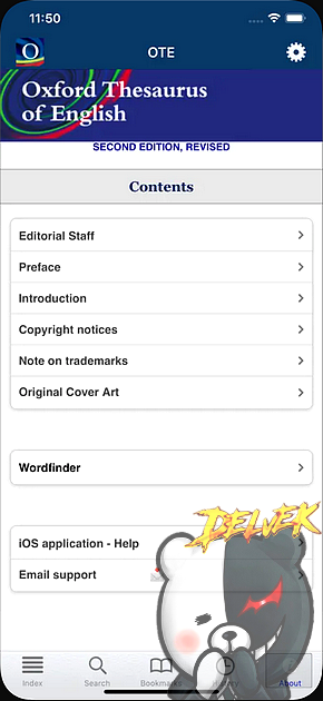 Oxford Thesaurus of English 2 iPhone screenshot 4