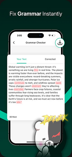 Paraphrase screenshot 3