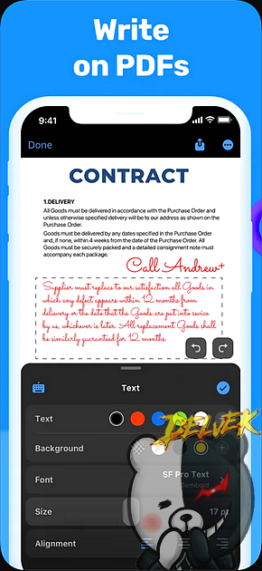 PDF Hero - PDF Editor & Reader iPhone screenshot 2