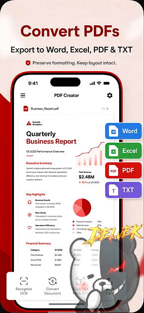 PDF Maker & Document Scanner iPhone screenshot 3