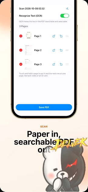 PDF OCR Pro iPhone screenshot 4