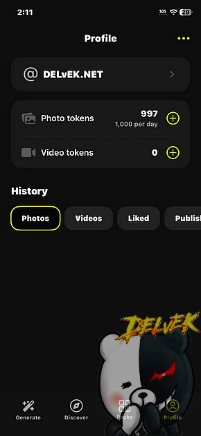 Photify Ai iPhone screenshot 2