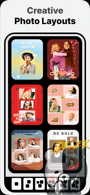 Photo Blend - Collage Maker iPhone screenshot 3