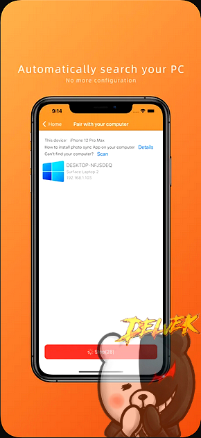 PhotoSync - Backup your Photos iPhone screenshot 4