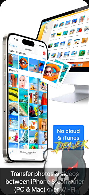 PhotoSync - Transfer Photos iPhone screenshot 2
