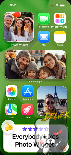 Photo Widget iPhone screenshot 2