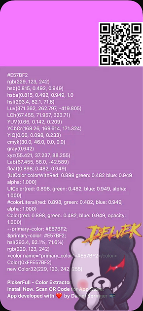 PickerFull - Color Extractor iPhone screenshot 3