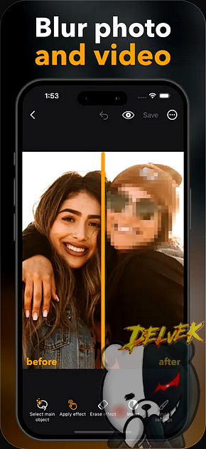 Pix - Blur Video & Photo screenshot 1