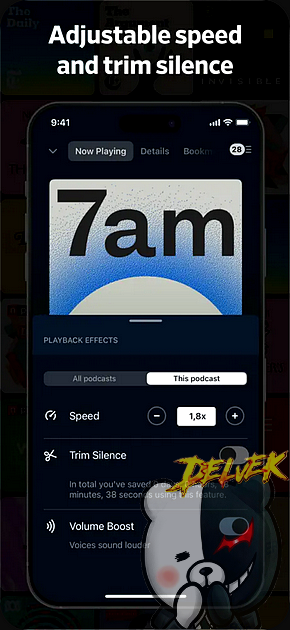 Pocket Casts - Podcast Player iPhone screenshot 3