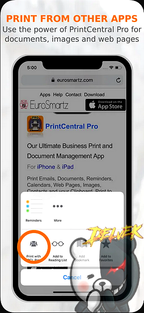 PrintCentral Pro for iPhone iPhone screenshot 3