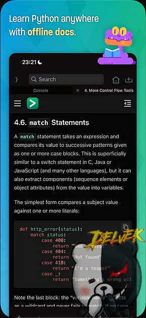 Pythonista3 iPhone screenshot 2