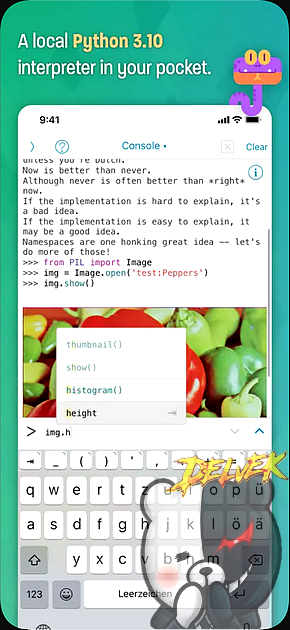 Pythonista3 iPhone screenshot 3