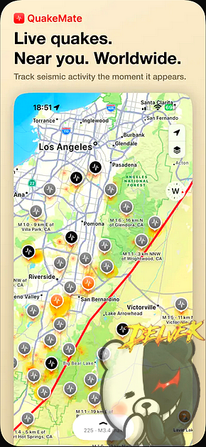 QuakeMate - Earthquake Alert iPhone screenshot 2