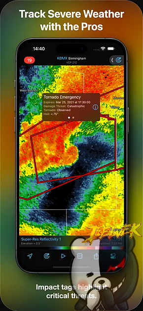RadarScope iPhone screenshot 2