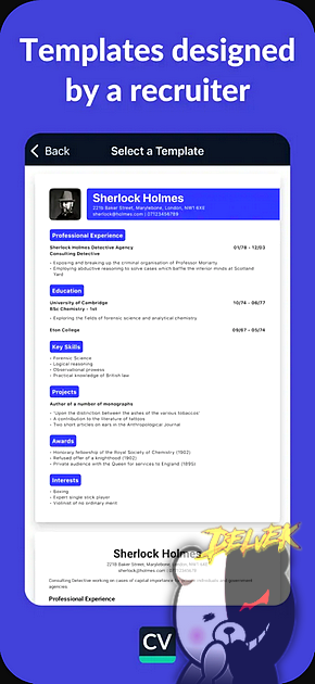 Resume Builder - CV Engineer screenshot 2