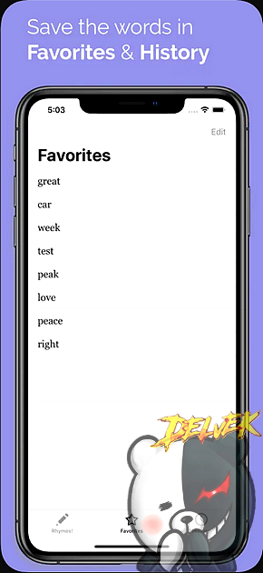 Rhymes! iPhone screenshot 4