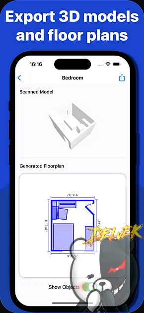 Room Scanner - Floor Plan Maker iPhone screenshot 3