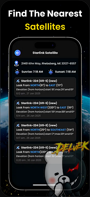 Satellite Finder & Track iPhone screenshot 4